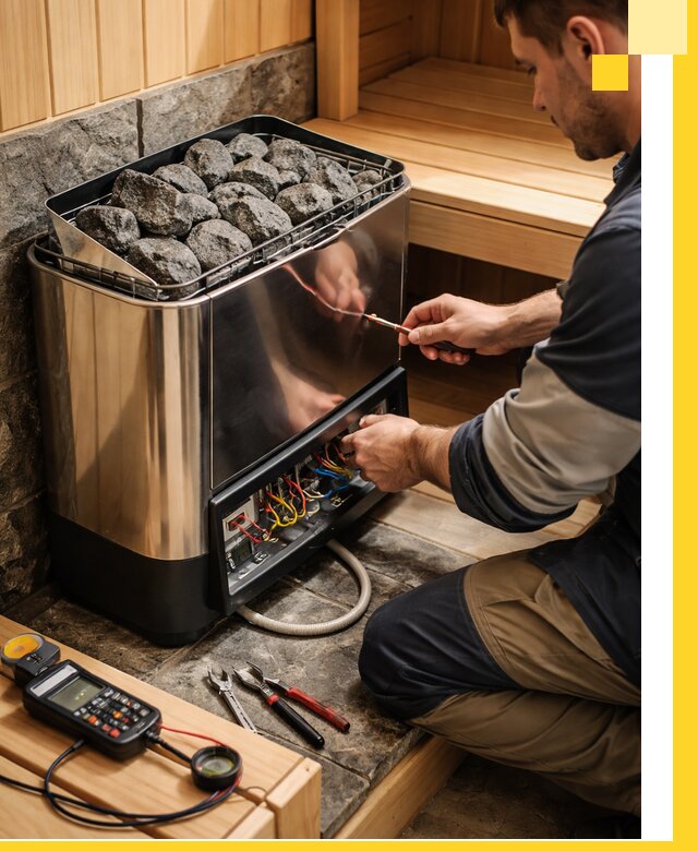 Продажа и установка электрокаменок для саун в Копейске