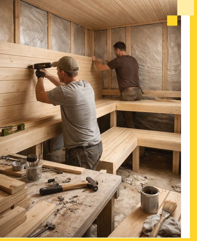 Профессиональная отделка бань и саун под ключ в Копейске