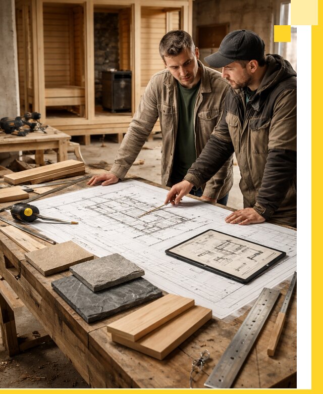 Проекты бань под ключ и планы строительства в Копейске