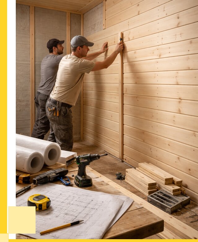 Обшивка бани вагонкой в Копейске от 1232 р., ЭриданКпс