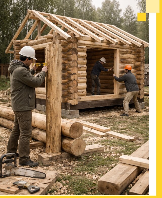 Строительство бань для дачи под ключ в Копейске с доставкой и монтажом