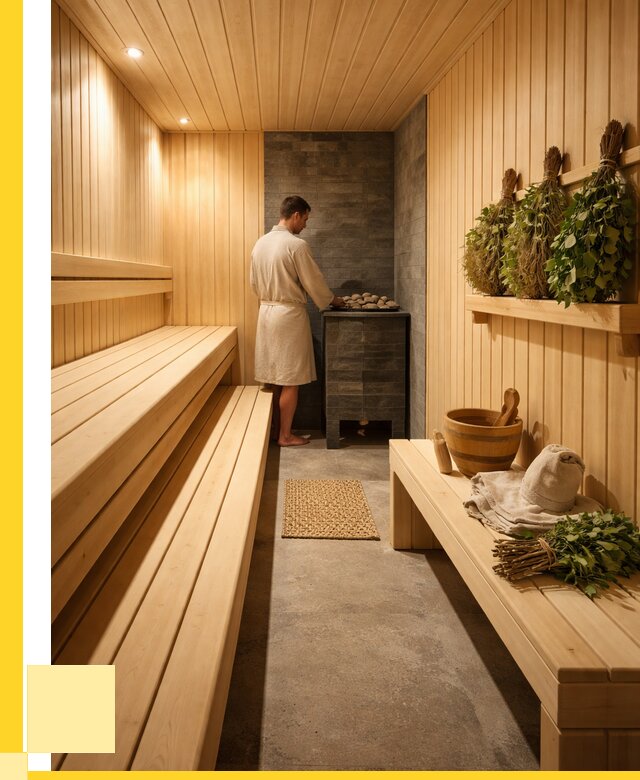 Отделка парной под ключ в Копейске от 359205 р. | ЭриданКпс