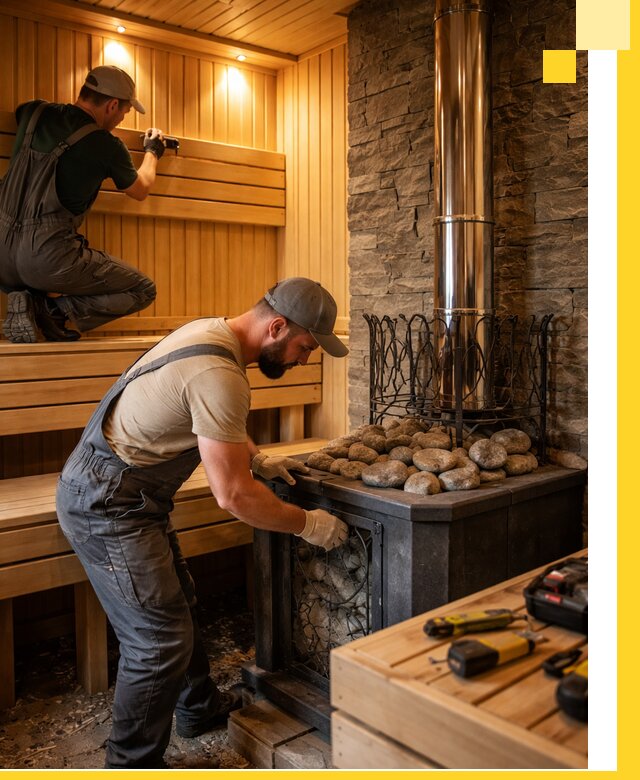 Комплексный дизайн бань, саун и зон отдыха в Копейске