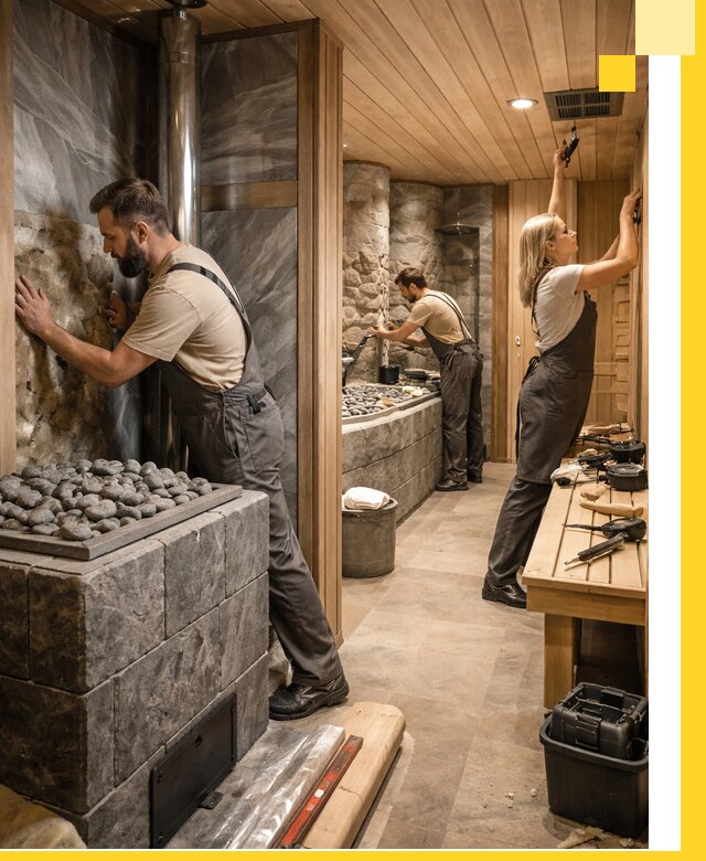 Строительство бань и SPA процедур в Копейске под ключ и отделкой