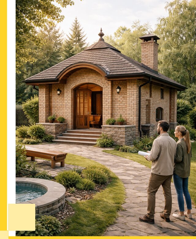 Проект кирпичной бани в Копейске от 30789 р. | ЭриданКпс