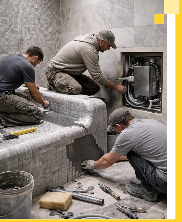 Проекты хамамов под ключ в Копейске и дизайн и строительство