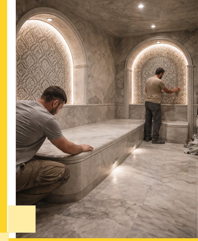 Турецкие бани под ключ в Копейске от 256575 р. | ЭриданКпс