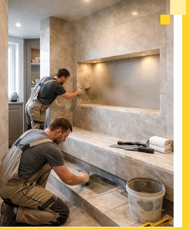 Профессиональное строительство хамама в квартире в Копейске