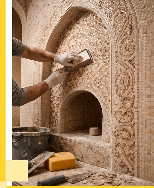 Мозаика для хамама в Копейске под ключ от 5132 р. | ЭриданКпс